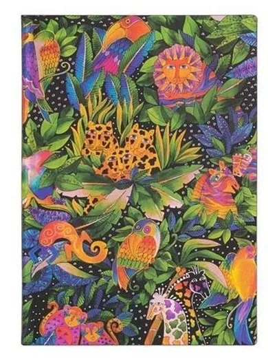 Paperblanks, notatnik, linia, Jungle Song, Midi, 1 szt.