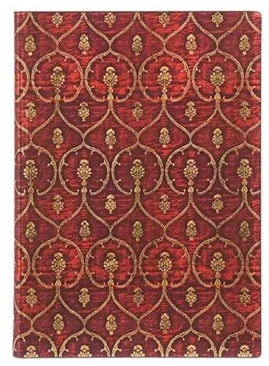 Paperblanks, notatnik, linia, Red Velvet, Midi flexi, 1 szt.