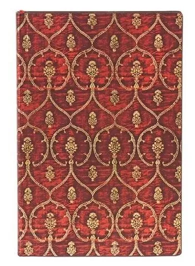 Paperblanks, notatnik, linia, Red Velvet, Mini flexi, 1 szt.