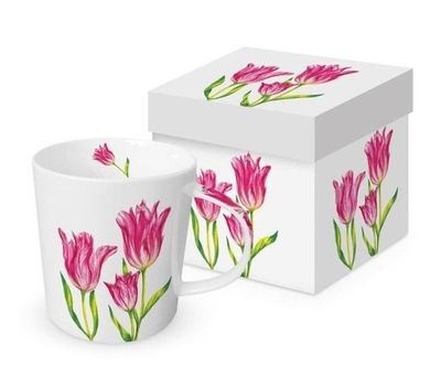 PaperProducts Design, kubek porcelanowy, Tulipany, 350 ml