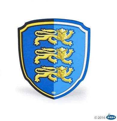 Papo, tarcza rycerska z lwami