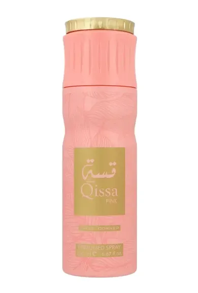 Paris Corner, Qissa Pink, dezodorant w sprayu, 200 ml
