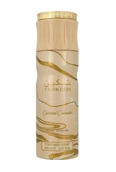 Paris Corner, Taskeen Caramel Cascade, dezodorant w sprayu, 200 ml