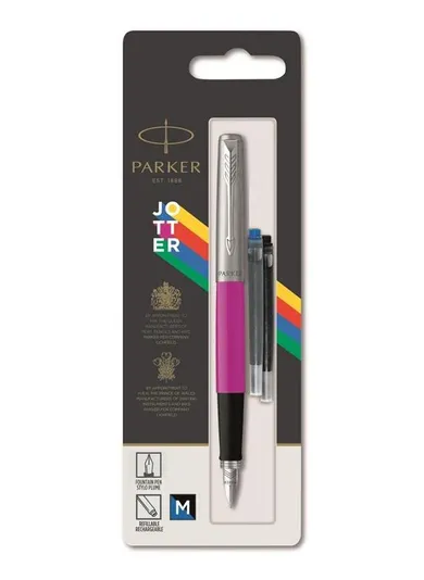 Parker, Jotter Originals, pióro wieczne z nabojami, magenta