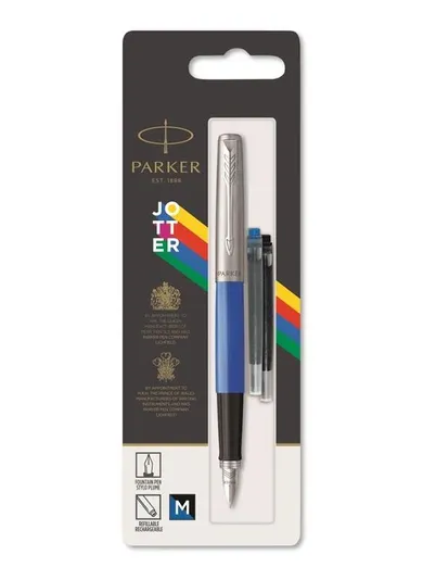 Parker, Jotter Originals, pióro wieczne z nabojami, niebieskie