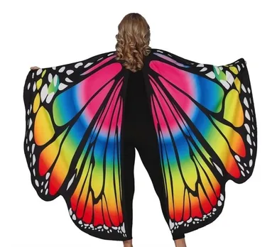 Party Tino, strój motyla, peleryna skrzydła, one size