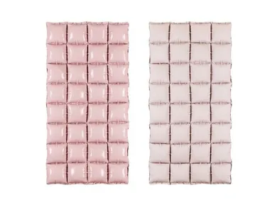 PartyDeco, balon foliowy, kurtyna dwustron jasny róż, 55-110 cm