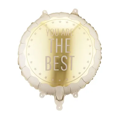 PartyDeco, balon foliowy, pastylka, You are the best, 35-35 cm