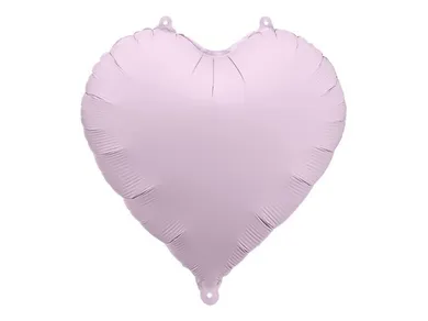 Partydeco, balon foliowy, Serce, fiolet, 45 cm