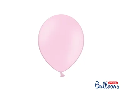 PartyDeco, balony lateksowe strong, pastelowe, jasno-różowe, 23 cm, 100 szt.