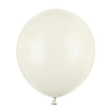 PartyDeco, balony strong, pastel light cream, 43 cm, 25 szt.