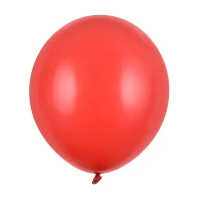 PartyDeco, balony strong, pastel, poppy red, 43 cm, 25 szt.