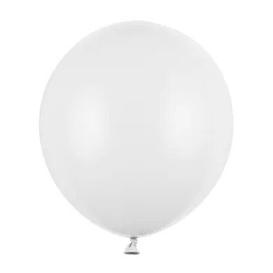 PartyDeco, balony strong, pastel, pure white, 43 cm, 25 szt.