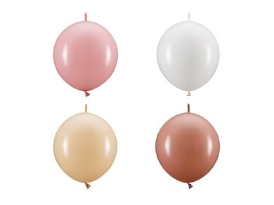 Partydeco, balony z łącznikiem, 33 cm, 20 szt.