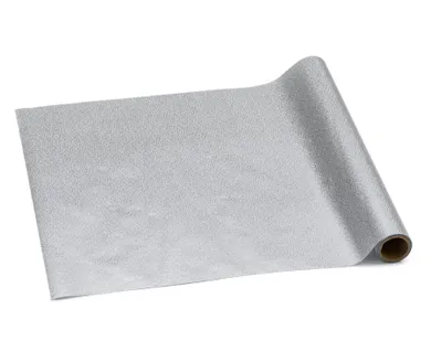 PartyDeco, bieżnik dekoracyjny, srebrny, 0,36-3 m