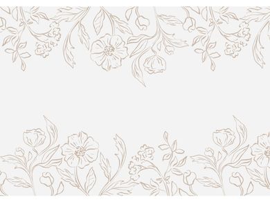 PartyDeco, bieżnik flizelinowy, kwiatowy, 40-500 cm, 1 szt.