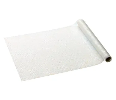 PartyDeco, bieżnik tiulowy, łuski, biały, 0,32-3 m