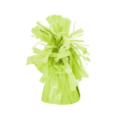 PartyDeco, ciężarki do balonów, foliowy, jasny zielony, 4 szt.