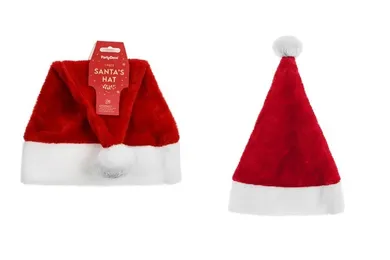 PartyDeco, czapka Świętego Mikołaja premium