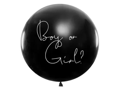 PartyDeco, Gender Reveal Party, balon, dziewczynka, 1 m