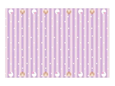 PartyDeco, Koci Domek Gabi, obrus papierowy, różowy, 180-120 cm