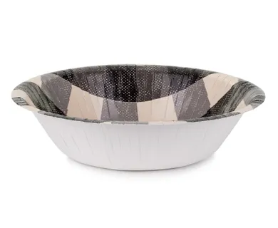 PartyDeco, miseczki papierowe, w kratę, 17-4.5 cm, 6 szt.