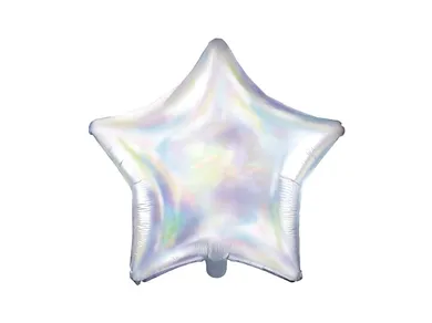 PartyDeco, opalizujący balon foliowy, w kształcie gwiazdki, 48 cm