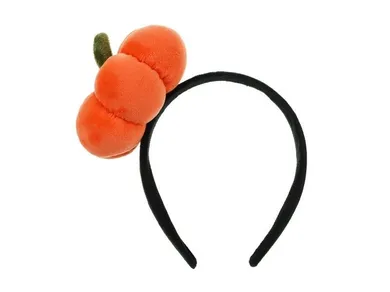 PartyDeco, opaska na głowę z dekoracją, dynia, 16,5-17 cm