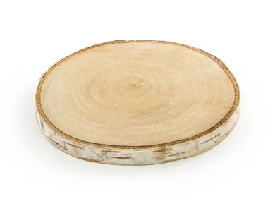 PartyDeco, podstawki drewniane, średnica 10-12 cm,