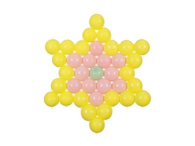 PartyDeco, siatka balonowa, gwiazda, 63-68 cm