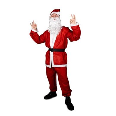 PartyDeco, strój Świętego Mikołaja, rozmiar 170-190 cm