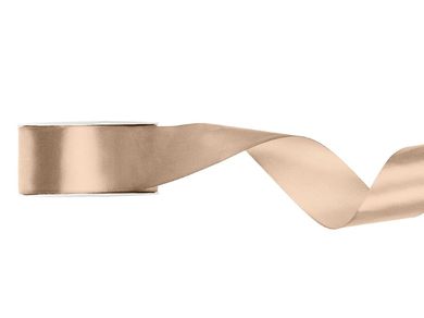 PartyDeco, tasiemka satynowa, brzoskwinia, 25 mm/25m