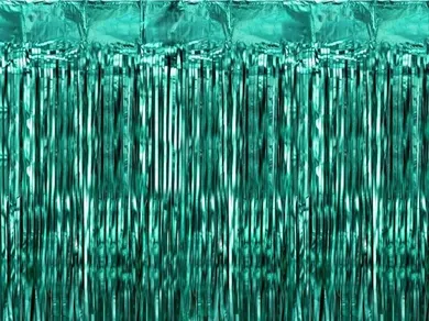 PartyDeco, zasłona dekoracyjna, kurtyna party, butelkowa zieleń, 100-200 cm