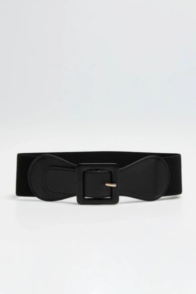 Pasek damski, czarny, Moodo