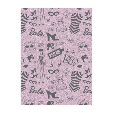 Paso, Barbie, notes A5, brokatowy