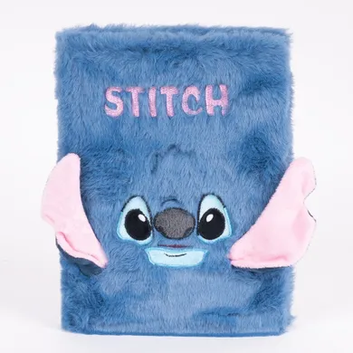 Paso, Lilo i Stitch, pamiętnik pluszowy, 96 kartek, linia, niebieski