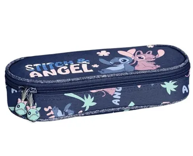 Paso, Lilo i Stitch, piórnik owalny, Stitch i Angel
