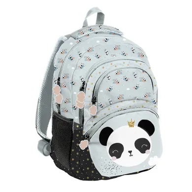 Paso, plecak szkolny, 2-komorowy, Panda