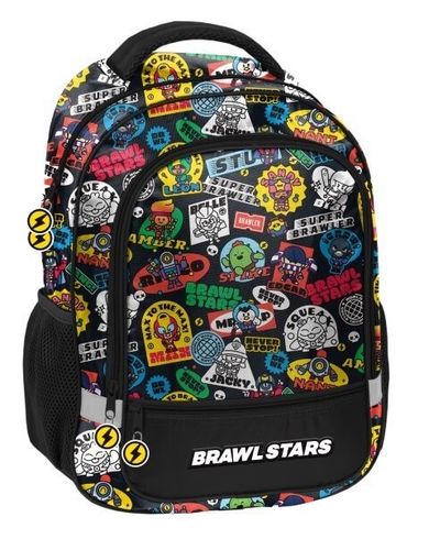 Paso, plecak szkolny, brawl stars, czarny