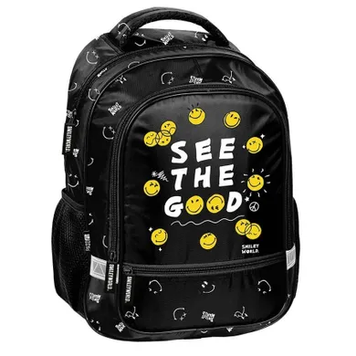 Paso, Smiley, plecak szkolny, 2-komorowy, See The Good