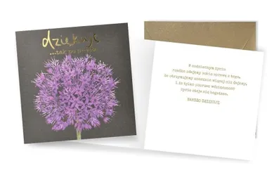 Passion Cards, karnet, Dziękuję