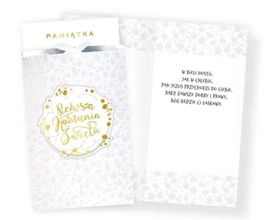 Passion Cards, karnet, Komunia