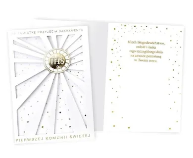 Passion Cards, karnet, Komunia