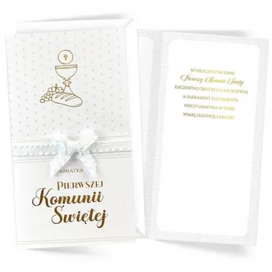 Passion Cards, karnet, Komunia