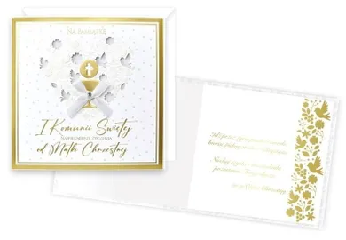 Passion Cards, karnet, Komunia