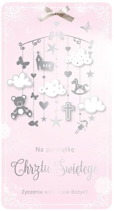 Passion Cards, karnet z kopertą, Chrzest, 110-210 mm