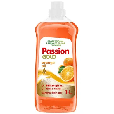 Passion Gold, płyn do paneli podłogowych, olejek pomarańczowy, 1 l