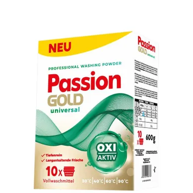Passion Gold, Professional, proszek do prania, uniwersalny, 600 g