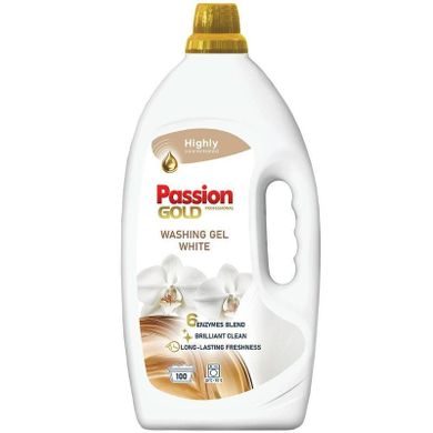 Passion Gold, Professional, żel do prania ubrań białych, 4l