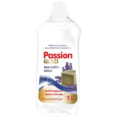 Passion Gold, uniwersalny płyn do mycia podłóg, mydło marsylskie, 1 l